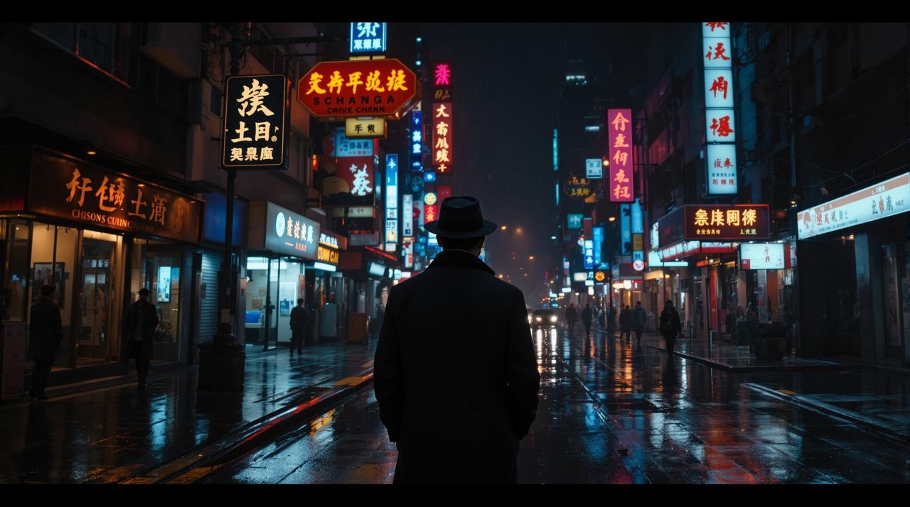 都市夜行人剧照背景